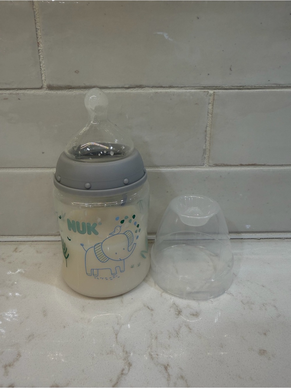 NUK reborn sealed milk bottle